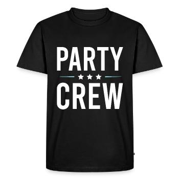 Équipe de fête - T-shirt Premium bio Homme - noir - Devant - Nico (187cm)