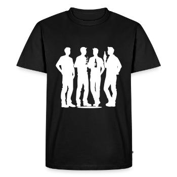 Bachelor Party Group Holiday Bachelor Party - Men's Premium Organic T-Shirt - black - Front - Nico (187cm)
