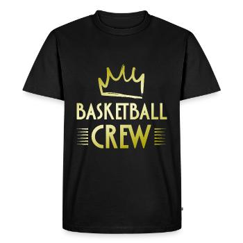 Équipe de basket-ball - T-shirt Premium bio Homme - noir - Devant - Nico (187cm)