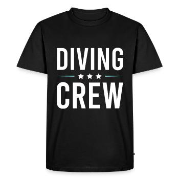 Diving Crew - Men's Premium Organic T-Shirt - black - Front - Nico (187cm)