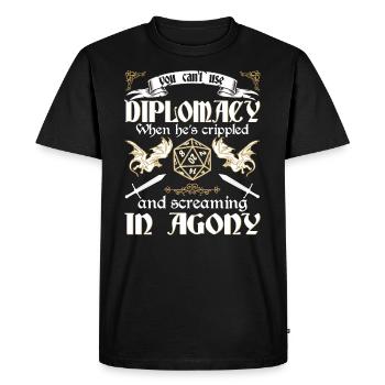 RPG RPG jeux de rôle sur table jeu de rôle de joueur - T-shirt Premium bio Homme - noir - Devant - Nico (187cm)