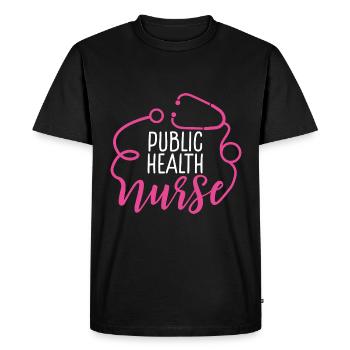 Épidémiologie d'appréciation des infirmières en santé publique - T-shirt Premium bio Homme - noir - Devant - Nico (187cm)