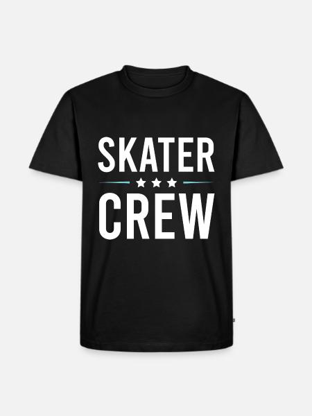 Skater Crew - Men's Premium Organic T-Shirt - black