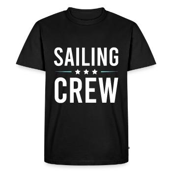 Équipage de navigation - T-shirt Premium bio Homme - noir - Devant - Nico (187cm)