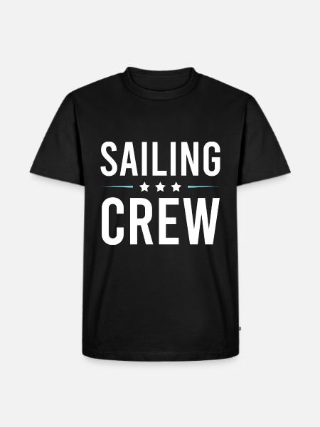 Sailing Crew - Men's Premium Organic T-Shirt - black