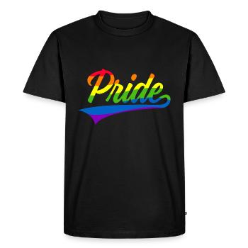 PRIDE LGBT CSD - T-shirt Premium bio Homme - noir - Devant - Nico (187cm)