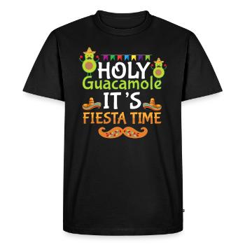 Cinco - Saint Guacamole Sa Fiesta Temps Fiesta - T-shirt Premium bio Homme - noir - Devant - Nico (187cm)