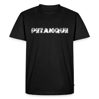 Accessoire pétanque - T-shirt Premium bio Homme - noir - Devant - Nico (187cm)