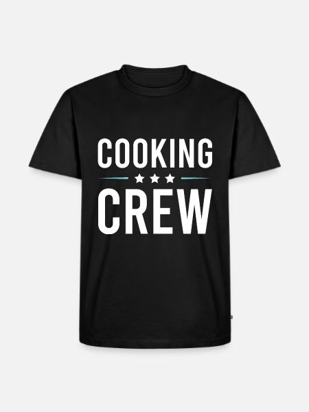 Cooking Crew - Men's Premium Organic T-Shirt - black