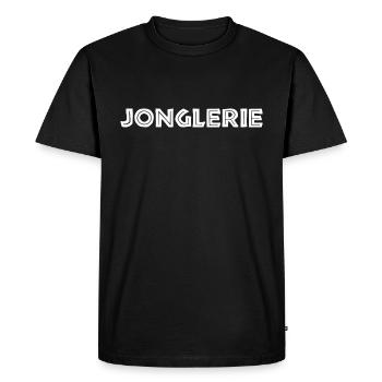 T shirt jonglerie - T-shirt Premium bio Homme - noir - Devant - Nico (187cm)