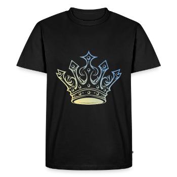 Crown Royal - Men's Premium Organic T-Shirt - black - Front - Nico (187cm)