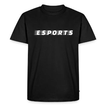 T shirt Esports - T-shirt Premium bio Homme - noir - Devant - Nico (187cm)