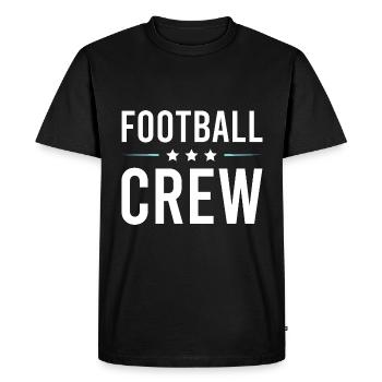 Équipe de football - T-shirt Premium bio Homme - noir - Devant - Nico (187cm)