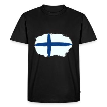 Finlande Scandinavie - T-shirt Premium bio Homme - noir - Devant - Nico (187cm)