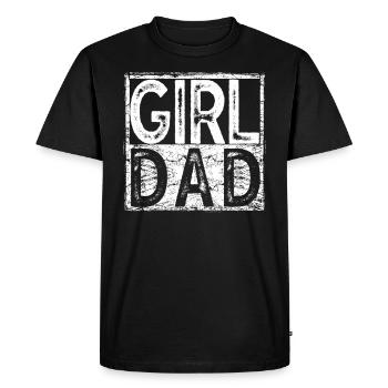 Fille Papa surpassé en nombre Fier Nouveau Père - T-shirt Premium bio Homme - noir - Devant - Nico (187cm)