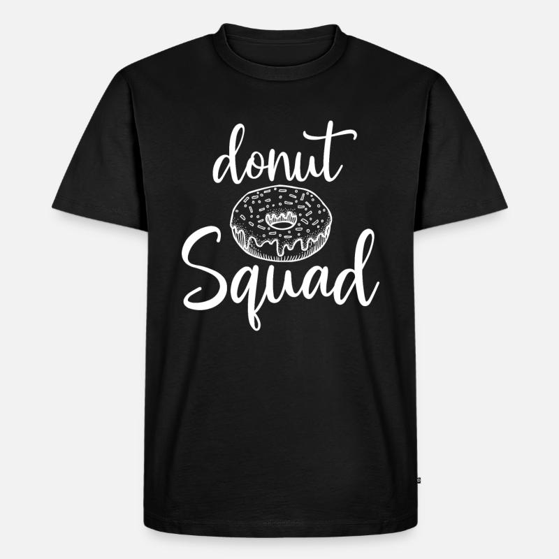 Donut Squad - Männer Premium Bio T-Shirt - Schwarz