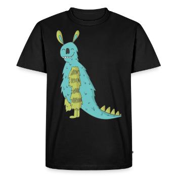 Monstres - T-shirt Premium bio Homme - noir - Devant - Nico (187cm)