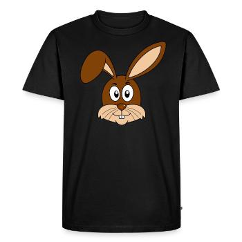 Lapin Lapin lapin Lapin Lapins Lapin Dents Lapin Lapins - T-shirt Premium bio Homme - noir - Devant - Nico (187cm)