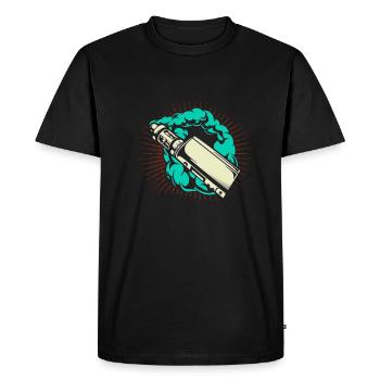 vape - T-shirt Premium bio Homme - noir - Devant - Nico (187cm)