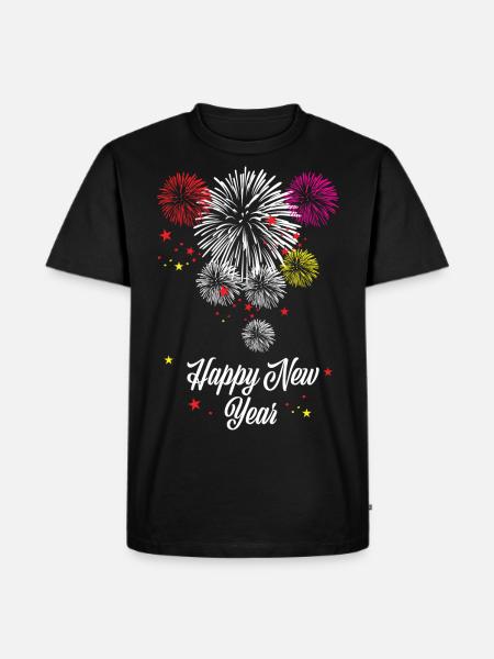 Fireworks lovers - Men's Premium Organic T-Shirt - black