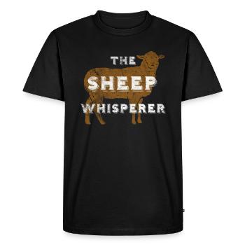 SHEEP Whisperer Vintage Gift For Farm Lamb Lover - T-shirt Premium bio Homme - noir - Devant - Nico (187cm)