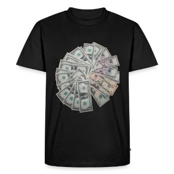 Argent argent - T-shirt Premium bio Homme - noir - Devant - Nico (187cm)