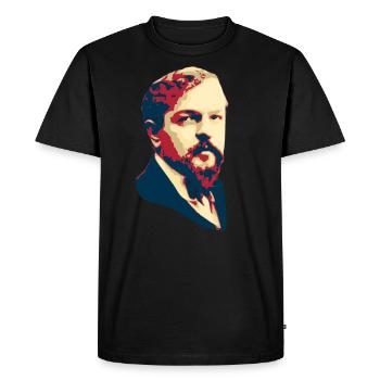 Claude Debussy - T-shirt Premium bio Homme - noir - Devant - Nico (187cm)
