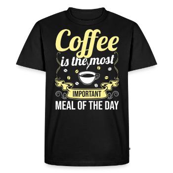Barista Coffee Coffee Saying - T-shirt Premium bio Homme - noir - Devant - Nico (187cm)