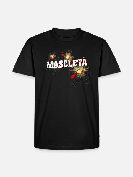 Mascleta Rouge - T-shirt Premium bio Homme - noir