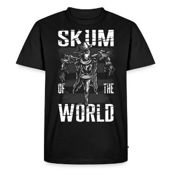 Skum Du Monde - T-shirt Premium bio Homme - noir - Devant - Nico (187cm)