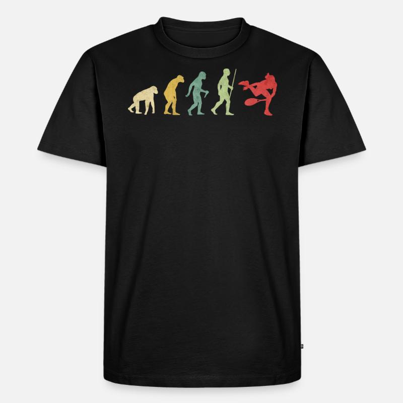 Tennis Serv Sur Girl Evolution - T-shirt Premium bio Homme - noir