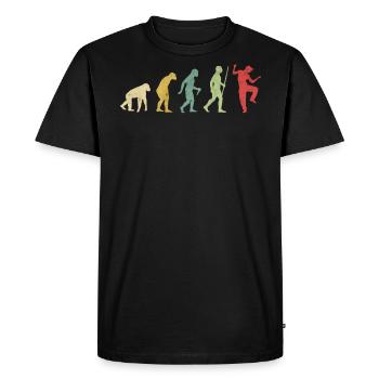 Hiphop Girl Break Dance Music Dancer Evolution - Men's Premium Organic T-Shirt - black - Front - Nico (187cm)