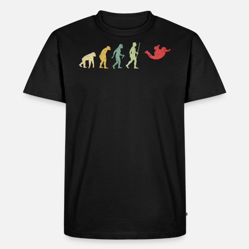 Skydiver Evolution - Men's Premium Organic T-Shirt - black