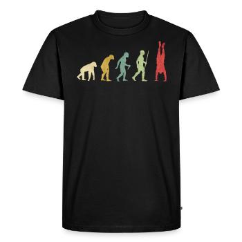 Hand Stand Cross Training Trainer Evolution - Men's Premium Organic T-Shirt - black - Front - Nico (187cm)