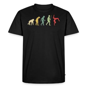 Gimnasta niña manual de soporte de mano evolución - T-shirt Premium bio Homme - noir - Devant - Nico (187cm)