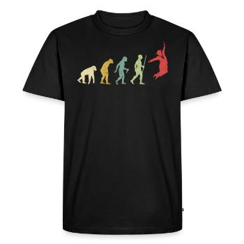 Evolución de graduación de celebración de salto - T-shirt Premium bio Homme - noir - Devant - Nico (187cm)