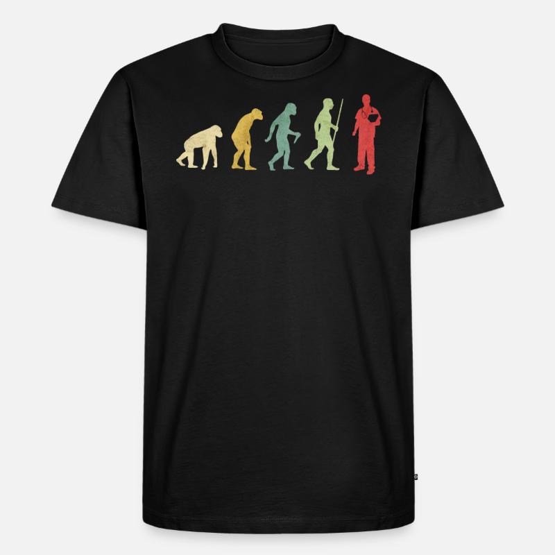 Doctor Evolution - Men's Premium Organic T-Shirt - black
