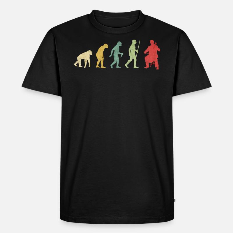 Celú Glaying Man Evolution - T-shirt Premium bio Homme - noir