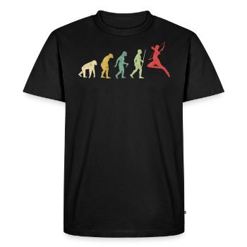 Archery Bow and Arrow Evolution - Men's Premium Organic T-Shirt - black - Front - Nico (187cm)