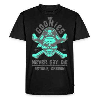 THE GOONIES 3 - Men's Premium Organic T-Shirt - black - Front - Nico (187cm)