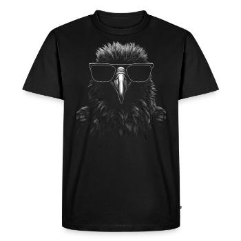 Lunettes de soleil Crow Cool - T-shirt Premium bio Homme - noir - Devant - Nico (187cm)