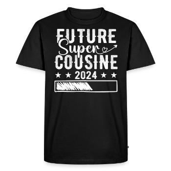 Future Super Cousine 2024 - T-shirt Premium bio Homme - noir - Devant - Nico (187cm)