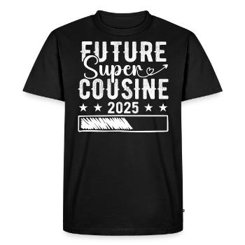 Future Super Cousine 2025 - T-shirt Premium bio Homme - noir - Devant - Nico (187cm)