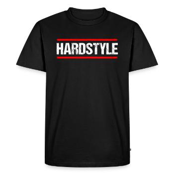 Hardstyle Techno Rave Music Party - T-shirt Premium bio Homme - noir - Devant - Nico (187cm)