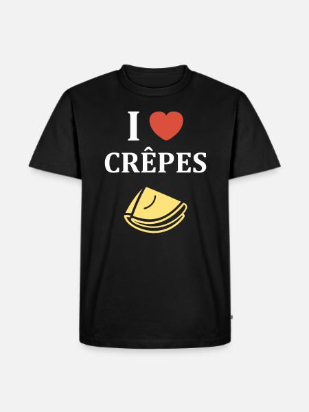 crêpe - T-shirt Premium bio Homme - noir