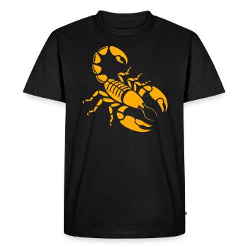 scorpion - Men's Premium Organic T-Shirt - black - Front - Nico (187cm)