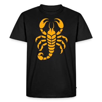 scorpion - Men's Premium Organic T-Shirt - black - Front - Nico (187cm)