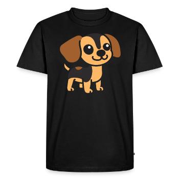 Chiweenie - T-shirt Premium bio Homme - noir - Devant - Nico (187cm)