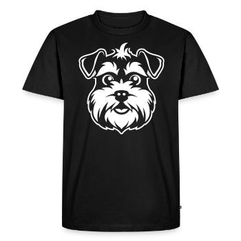 Schnauzer - T-shirt Premium bio Homme - noir - Devant - Nico (187cm)