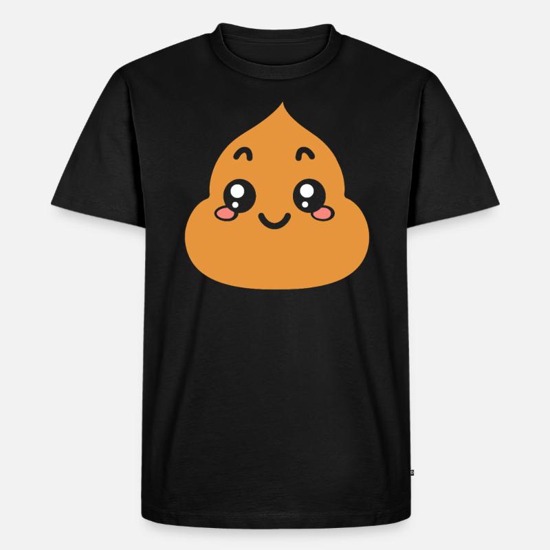 Kacke - Männer Premium Bio T-Shirt - Schwarz
